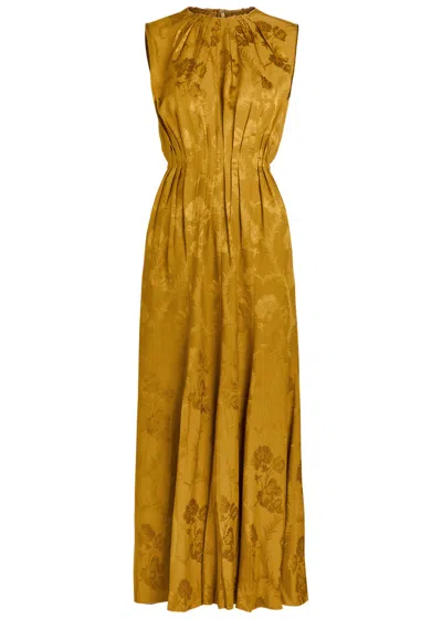 ETRO ETRO FLORAL-JACQUARD WOVEN MIDI DRESS