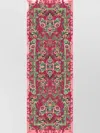 Etro Floral Lightweight Rectangular Scarf Soft Texture In Pink
