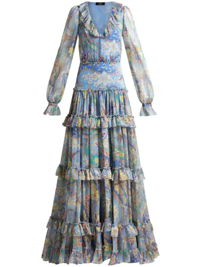 ETRO FLORAL MAXI DRESS