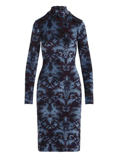 ETRO FLORAL MIDI DRESS