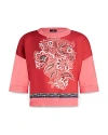 ETRO FLORAL MIXED MEDIA TOP