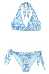 Etro Triangle Top Halter Neck Bikini