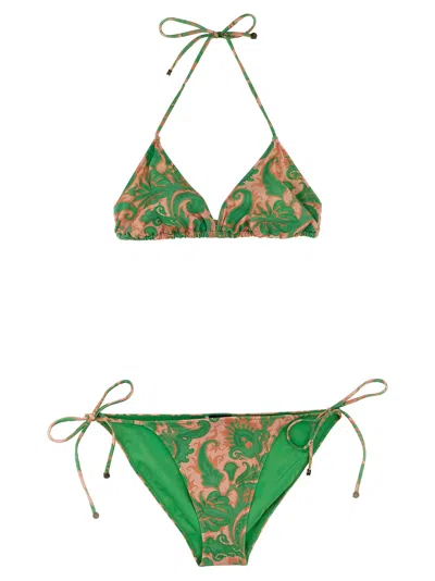Etro Floral Paisley Bikini Beachwear In Multicolor