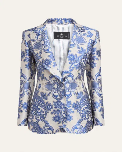 ETRO FLORAL PAISLEY JACQUARD JACKET