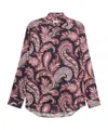 Etro Shirt Paisley Pattern Button-down Collar In Multi