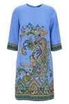 Etro Stretch Viscose Dress With Iconic Print