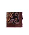 Etro Paisley Print Cashmere Scarf In Red