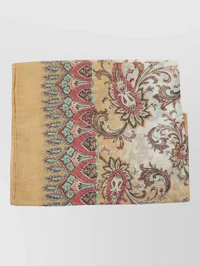 Etro Floral-paisley Scarf In Multi