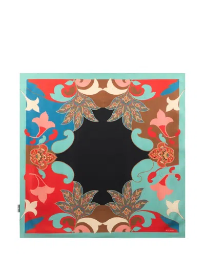 Etro Floral Paisley Scarf In Multi