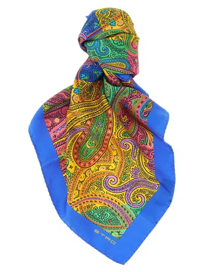 Etro Floral Paisley Scarf Scarves And Foulards Multicolor