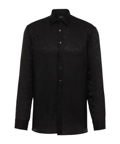Etro Floral Paisley Shirt In Black