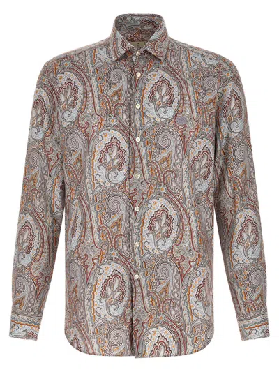 Etro Multicolor Floral Paisley Shirt