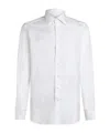 Etro Slim Fit Twill Shirt For Men In White