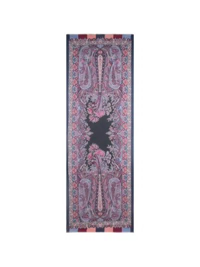 Etro Floral Paisley-motif Scarf In Multi