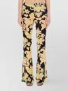 Etro Floral Pattern Flared Leg High Waist