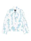 Etro Floral-embroidered Patch-pockets Jacket In White