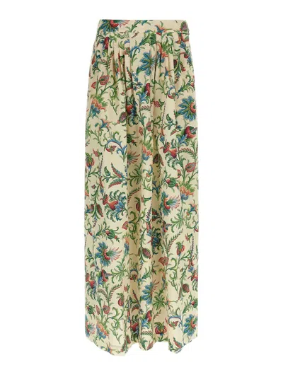 Etro Floral Pattern Skirt In Multi