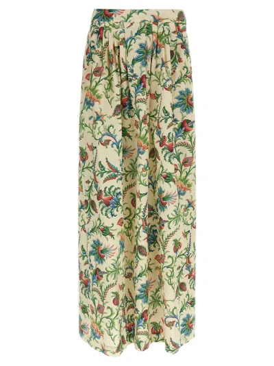 ETRO FLORAL PATTERN SKIRT SKIRTS MULTICOLOR