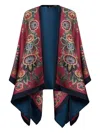 Etro Floral-patterned Cape In Multi