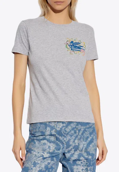 ETRO FLORAL PEGASO T-SHIRT