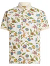 Etro Roma Floral Pattern Polo Shirt