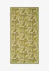 Etro Floral Print Beach Towel In Green