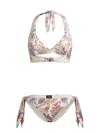 Etro Women Floral Print Bikini Swimsuit In Multi