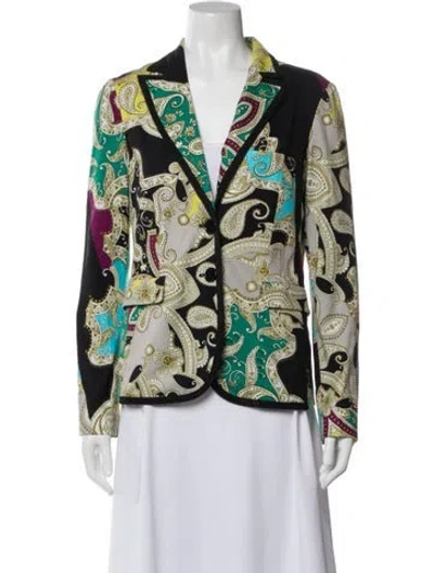 Pre-owned Etro Floral Print Blazer