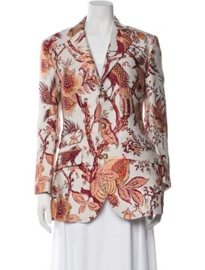 Pre-owned Etro Floral Print Blazer