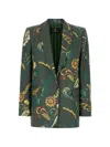 Etro Long-sleeved Jacket In Green