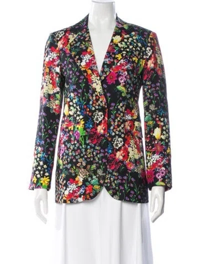 Pre-owned Etro Floral Print Blazer In Multi