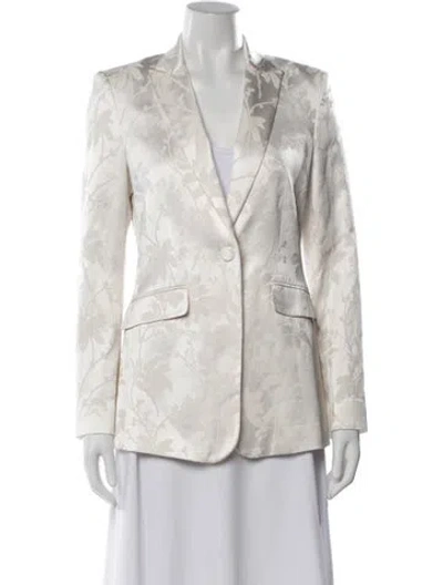 Pre-owned Etro Floral Print Blazer In Neutrals