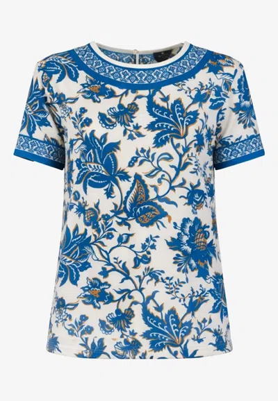 Etro Floral Print Blouse In Multi
