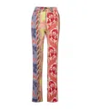 Etro Floral-print Bootcut Jeans In Multi