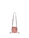 Etro Floral-print Bucket Bag In Red