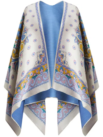 ETRO FLORAL-PRINT CAPE
