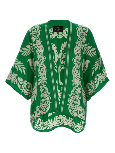 ETRO FLORAL-PRINT CARDIGAN