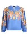 Etro Paisley Split Neck Blouse
