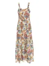 Etro Floral Printed Sleeveless Maxi Dress In Brown