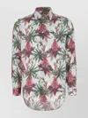 Etro Floral Print Cotton Poplin Shirt