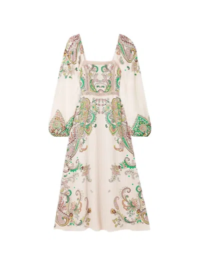 Etro Floral Print Dress In Multi