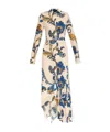 Etro Floral-print Shirt Dress In Nude