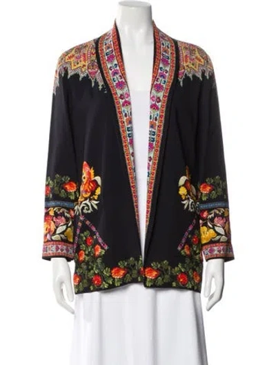Pre-owned Etro Floral Print Evening Jacket In Multi