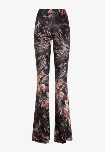 ETRO FLORAL PRINT FLARED PANTS