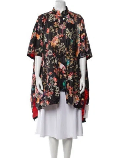 Pre-owned Etro Floral Print Jacket In Black