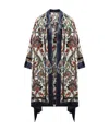 Etro Chenille Kimono Jacket In Black