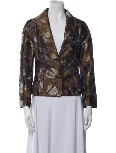 Pre-owned Etro Floral Print Jacket In Multi