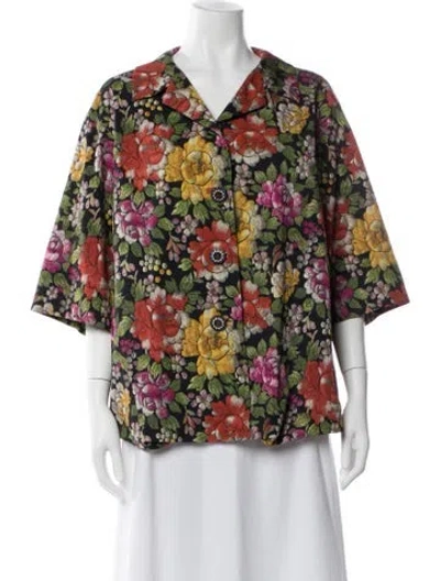 Pre-owned Etro Floral Print Jacket In Multi