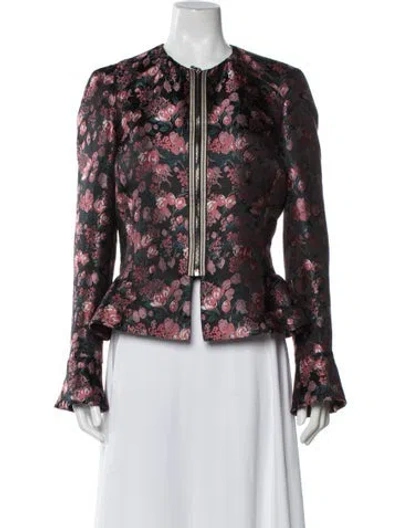 Pre-owned Etro Floral Print Jacket In Multi
