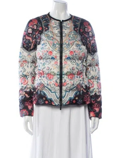 Pre-owned Etro Floral Print Jacket In Neutral